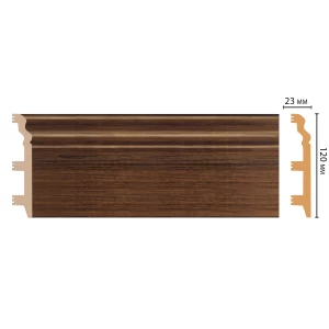 D233-74 ШК/8 Плинтус напольн.DECOMASTER(120*23*2400 мм)