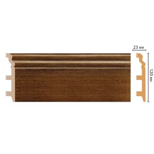 D233-75 ШК/8 Плинтус напольн.DECOMASTER(120*23*2400 мм)