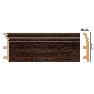 D233-438 ШК/8 Плинтус напольн.DECOMASTER(120*23*2400 мм)