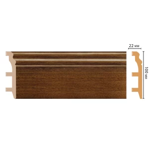 D232-75 ШК/14 Плинтус напольн.DECOMASTER(100*22*2400 мм)