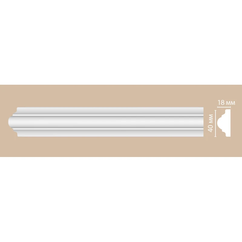 97010/33 FLEXIBLE молдинг DECOMASTER-2 (40х18х2400мм) в Казани