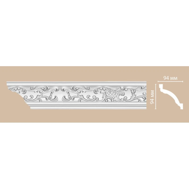 95292/22 плинтус DECOMASTER-2 (94х94х2400мм) [DT-9831] в Казани