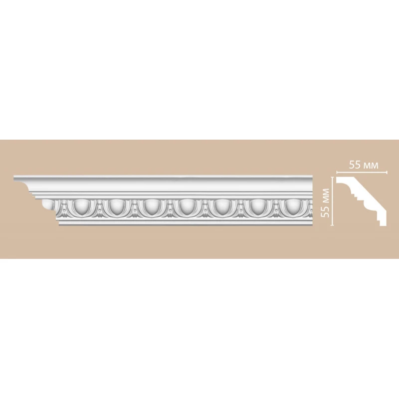 95613/36 плинтус DECOMASTER-2 (55х55х2400мм) в Казани