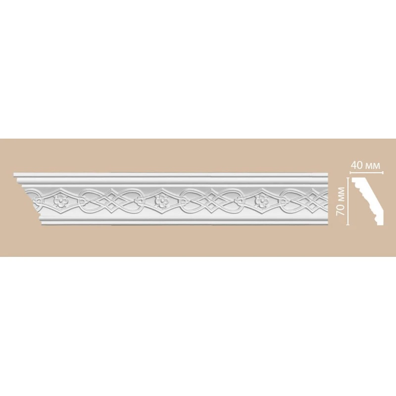 95619/54 плинтус DECOMASTER-2 (70х40х2400мм) в Казани