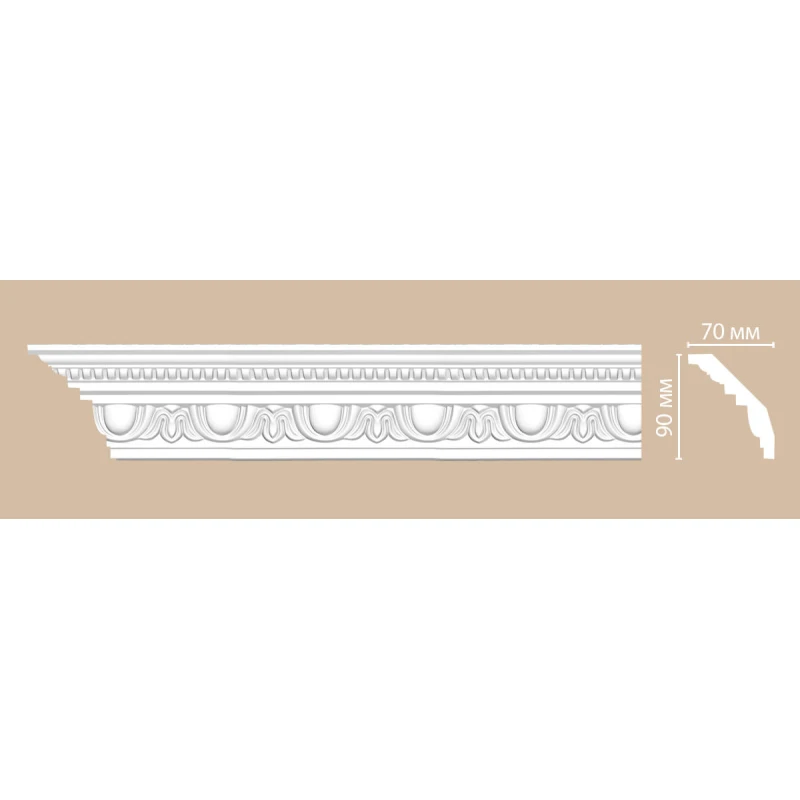 95769/34 плинтус DECOMASTER-2 (90х70х2400мм) в Казани