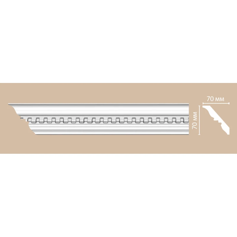 95810/34 плинтус DECOMASTER-2 (70х70х2400мм) [DT-809] в Казани