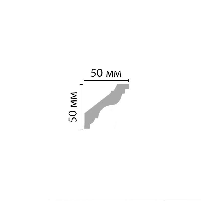 96118/40 плинтус DECOMASTER-2 (50х50х2400мм) в Казани