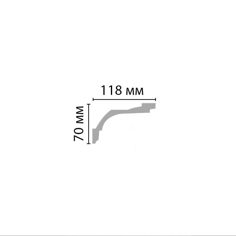 96220/20 плинтус DECOMASTER-2 (70х118х2400мм) в Казани