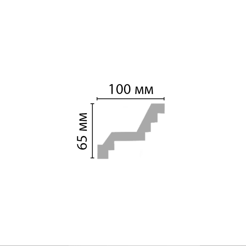 96400/32 плинтус DECOMASTER-2 (60х100х2400мм) в Казани