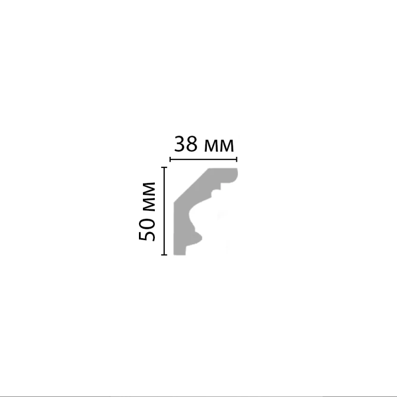 96686/33 плинтус DECOMASTER-2 (50х38х2400мм) в Казани