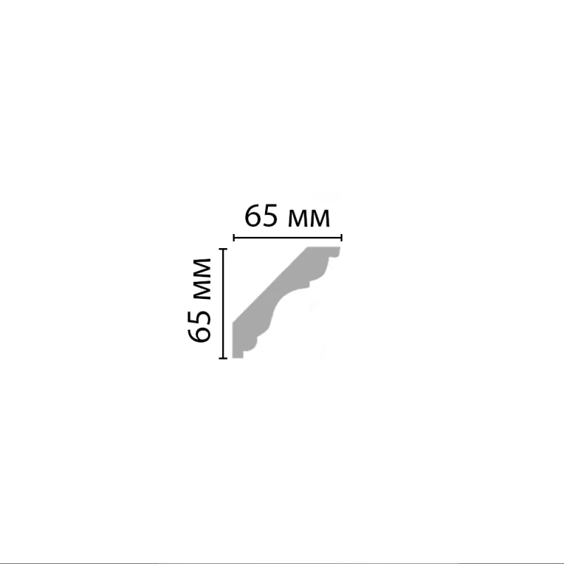 DP 337/52 плинтус DECOMASTER-1 (60х62х2400мм) (DP-5337) в Казани