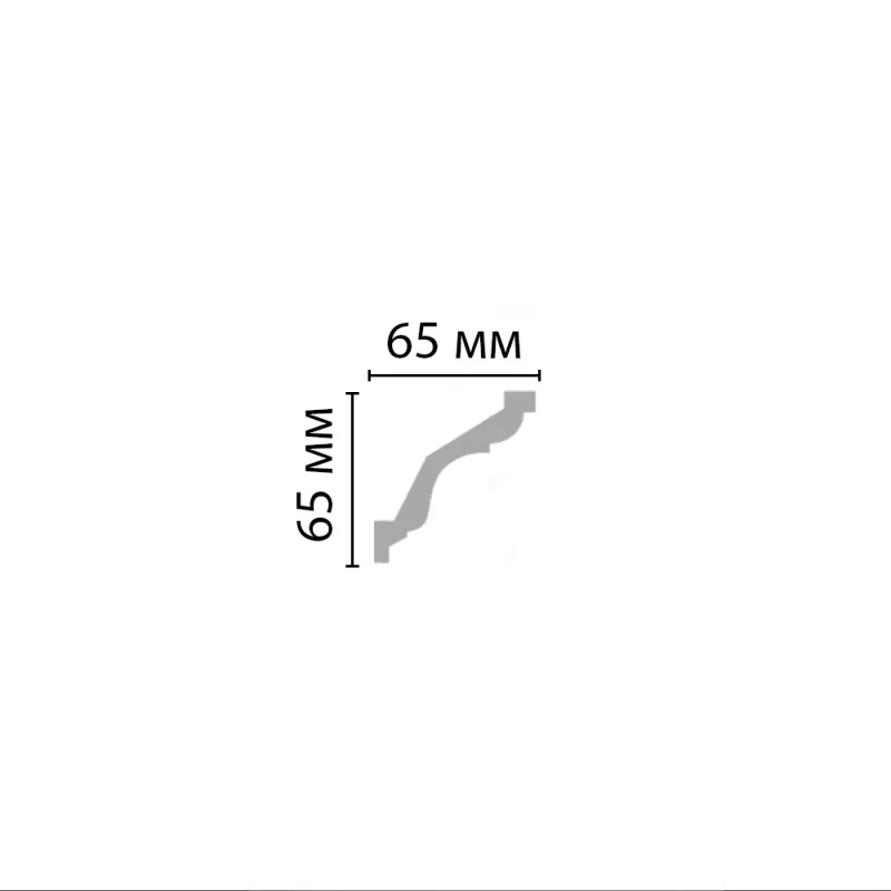 DP 352/52 плинтус DECOMASTER-1 (65х65х2400мм) (DP-5352) в Казани