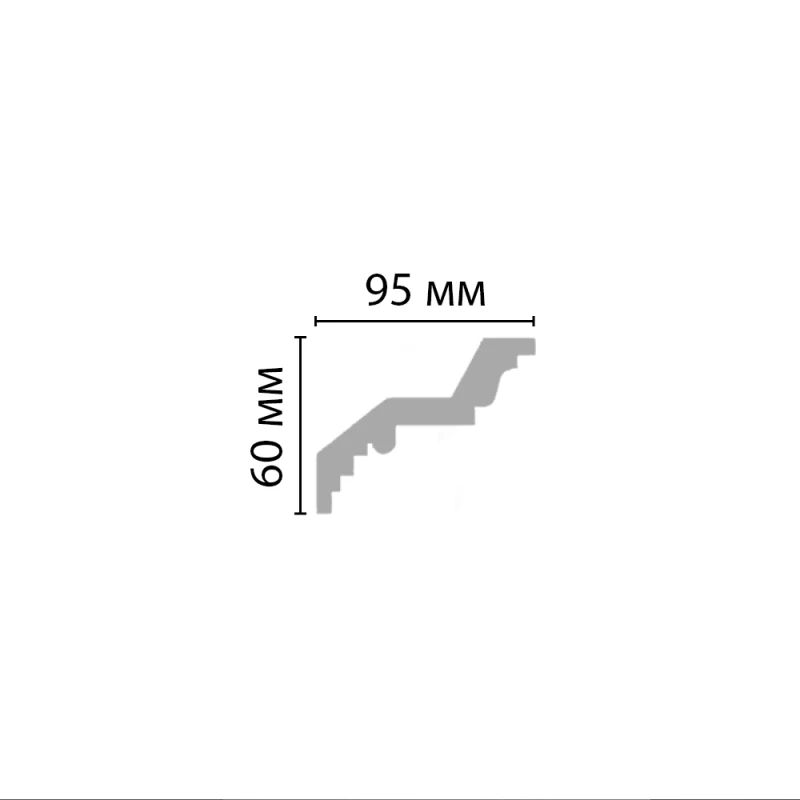 DP 374/34 плинтус DECOMASTER-1 (60х95х2400мм) (DP-5374) в Казани
