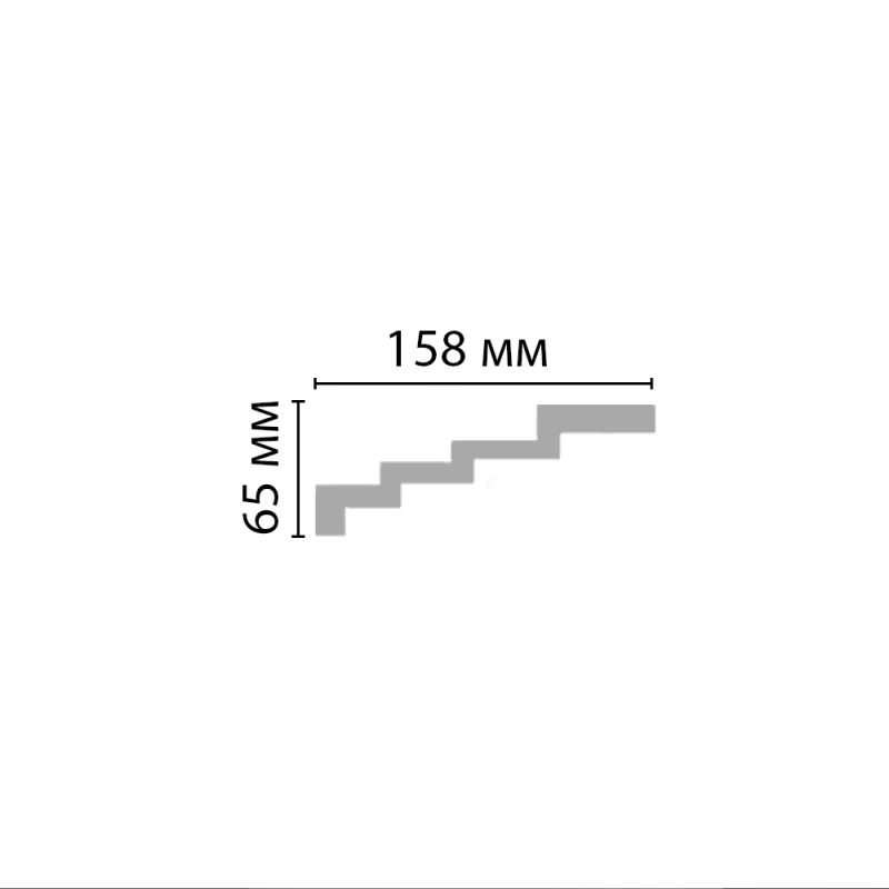 DP 375/18 плинтус DECOMASTER-1 (65х158х2400мм) (DP-5375) в Казани