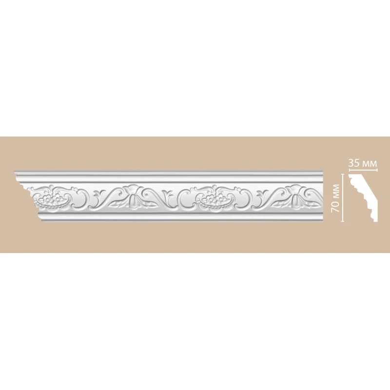 DT 9/52 плинтус DECOMASTER-1 (70х35x2400мм) (DT-5009) в Казани