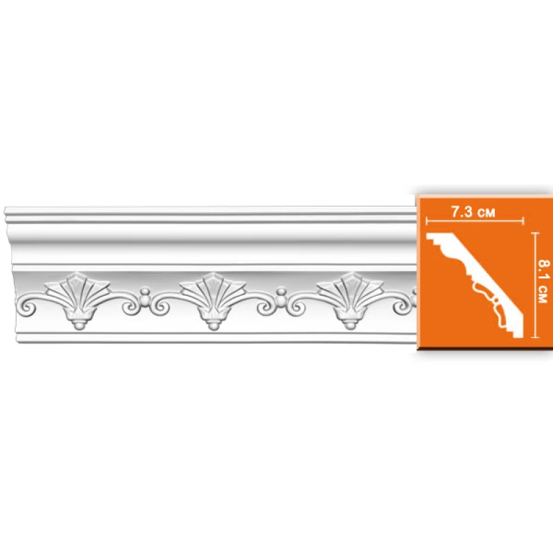 DT 9854/40 плинтус DECOMASTER-1 (81х73х2400мм) в Казани