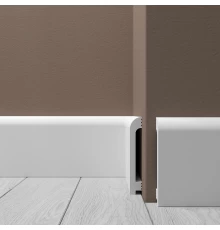 Плинтус напольный из ударопрочного полимера Н3 в Казани