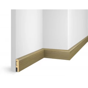 Плинтус 60x16x2400 мм, дуб Прованс, иск. шпон, EP02