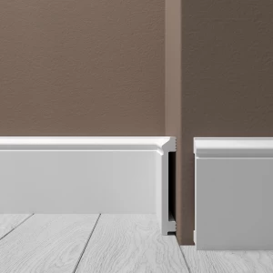 Плинтус напольный из ударопрочного полимера Н4