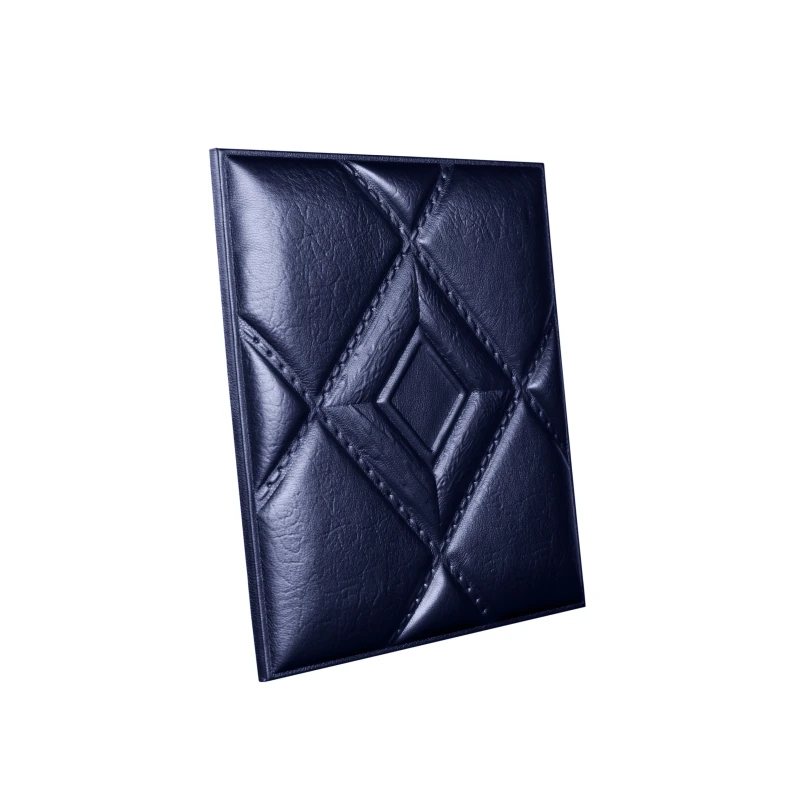 Мягкая стеновая панель из экокожи Stella - Navy