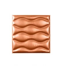 Мягкая стеновая панель из экокожи Wave - Bronze в Казани