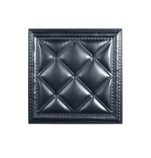 Мягкая стеновая панель  из экокожи Classic 400х400 мм - Aluminium в Казани