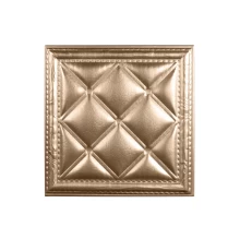 Мягкая стеновая панель  из экокожи Classic 400х400 мм - Gold в Казани