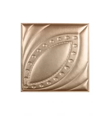 Мягкая стеновая панель из экокожи Petal 400х400 мм - Gold в Казани