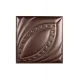 Мягкая стеновая панель из экокожи Petal 400х400 мм - Nut