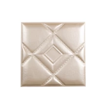 Мягкая стеновая панель из экокожи Luck - Apricot в Казани