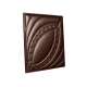 Мягкая стеновая панель из экокожи Petal 400х400 мм - Nut