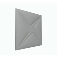 Мягкая стеновая панель из экокожи Stella 400х400 мм - Gray в Казани