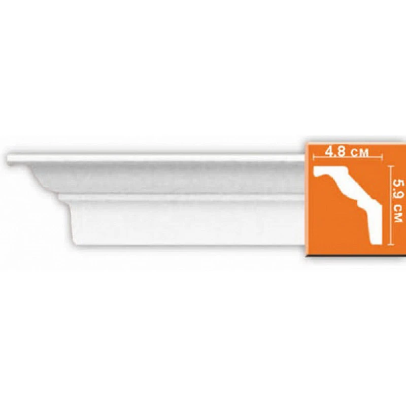 DP 18/34 плинтус DECOMASTER-2 (59х48x2400мм) в Казани