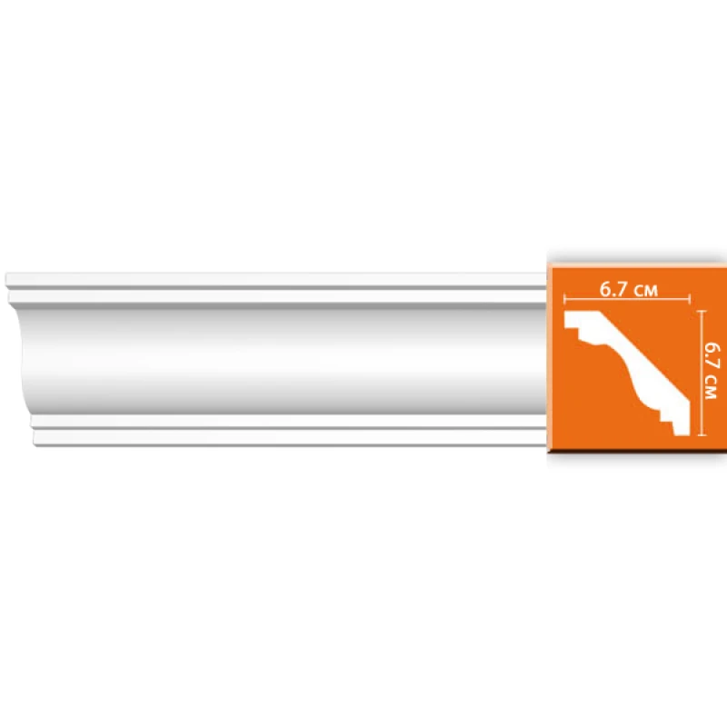DP 336/46 плинтус DECOMASTER-1 (65х65х2400мм) (DP-5336) в Казани