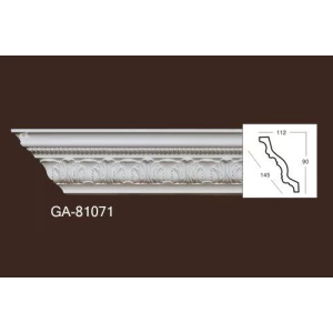 Карниз из полиуретана гладкий 81071