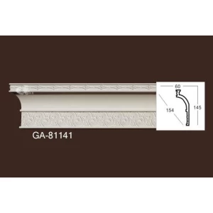 Карниз из полиуретана гладкий 81141