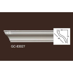 Карниз из полиуретана гладкий 83027