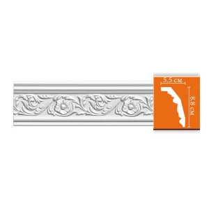 95323 потолочный плинтус с орнаментом DECOMASTER