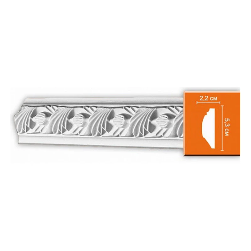 98102/40 молдинг DECOMASTER-2 (53х22х2400мм) в Казани