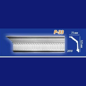 Плинтус потолочный Р33