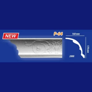 Плинтус потолочный Р64