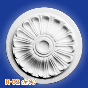 Розетка потолочная из полистирола R02