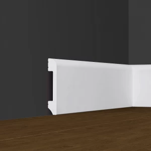 Ударопрочный напольный плинтус ПраймДекор iX F08 80x14