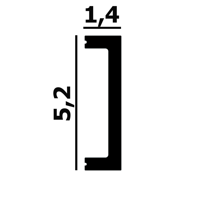 Молдинг P125 Перфект Плюс